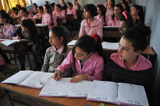 Russian classes in Syria