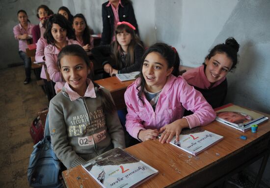 Russian classes in Syria