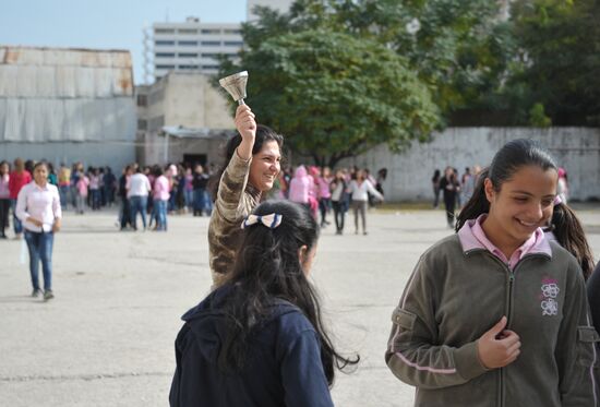 Syrian schoolyard