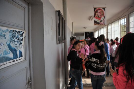 Russian classes in Syria