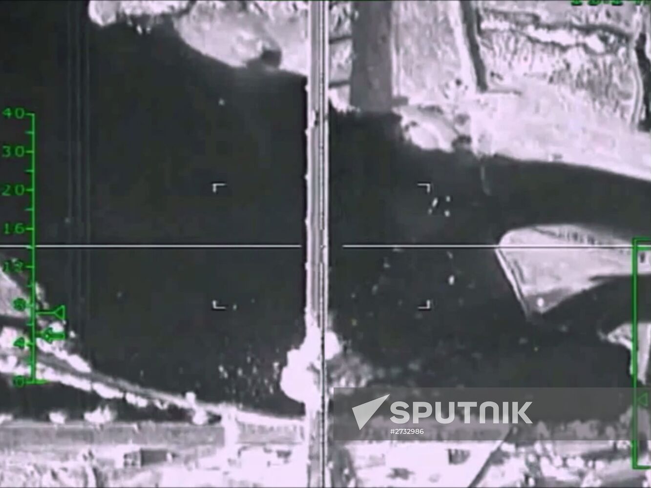Russian airstikes hit Islamic State positions in Syria