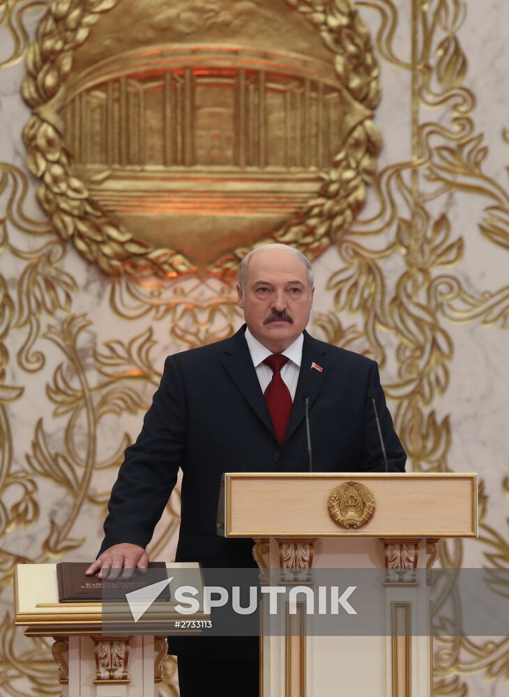 Inauguration of Belarusian President Alexander Lukashenko