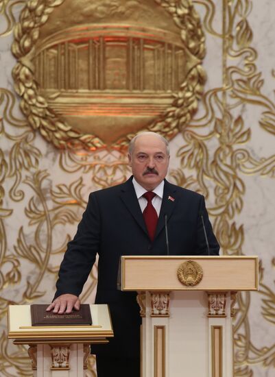 Inauguration of Belarusian President Alexander Lukashenko