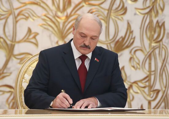 Inauguration of Belarusian President Alexander Lukashenko