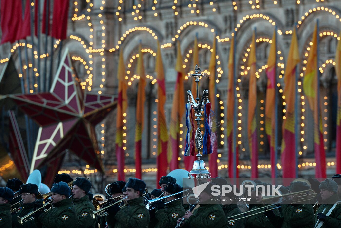 Rehearsal of march to mark legendary 1941 military parade