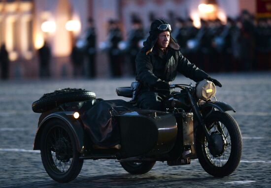 Rehearsal of march to mark legendary 1941 military parade