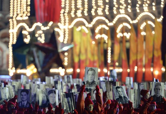 Rehearsal of march to mark legendary 1941 military parade