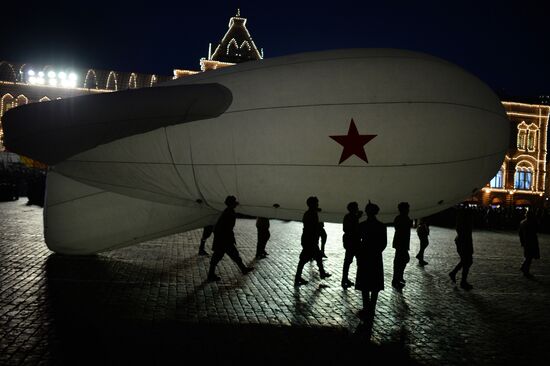 Rehearsal of march to mark legendary 1941 military parade