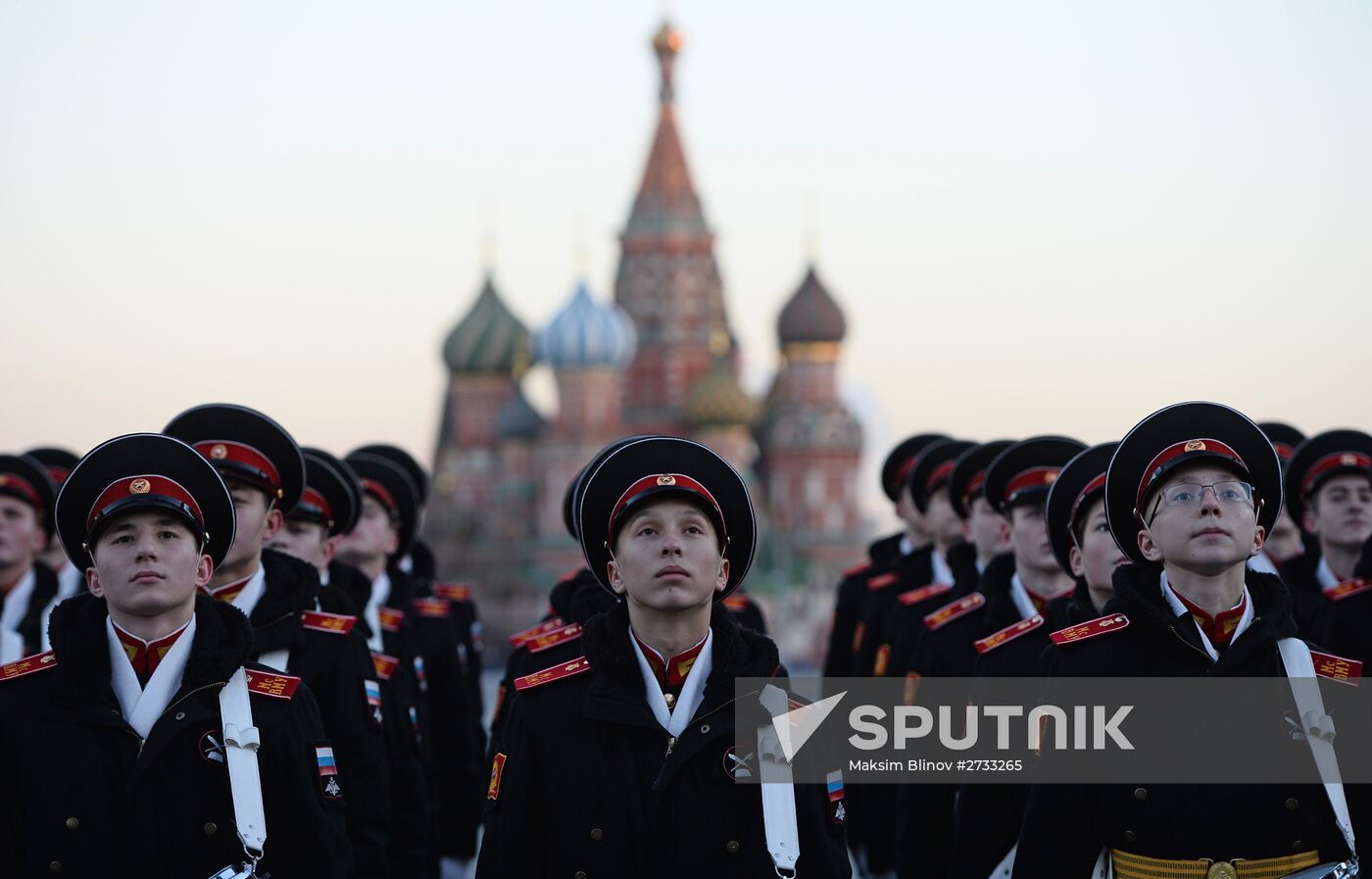 Rehearsal of march to mark legendary 1941 military parade