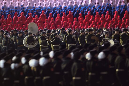 Rehearsal of march to mark legendary 1941 military parade