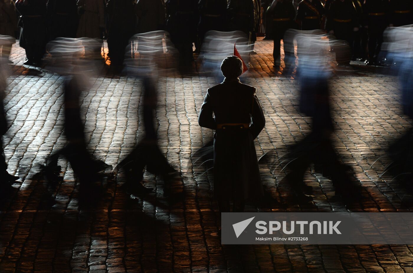 Rehearsal of march to mark legendary 1941 military parade