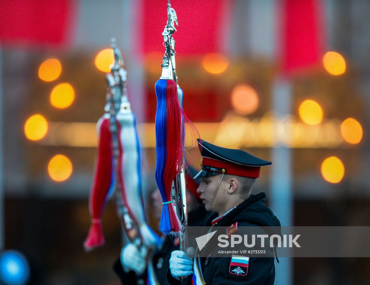 Rehearsal of march to mark legendary 1941 military parade