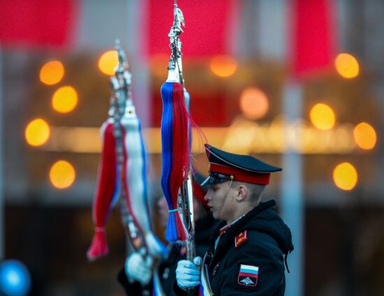 Rehearsal of march to mark legendary 1941 military parade