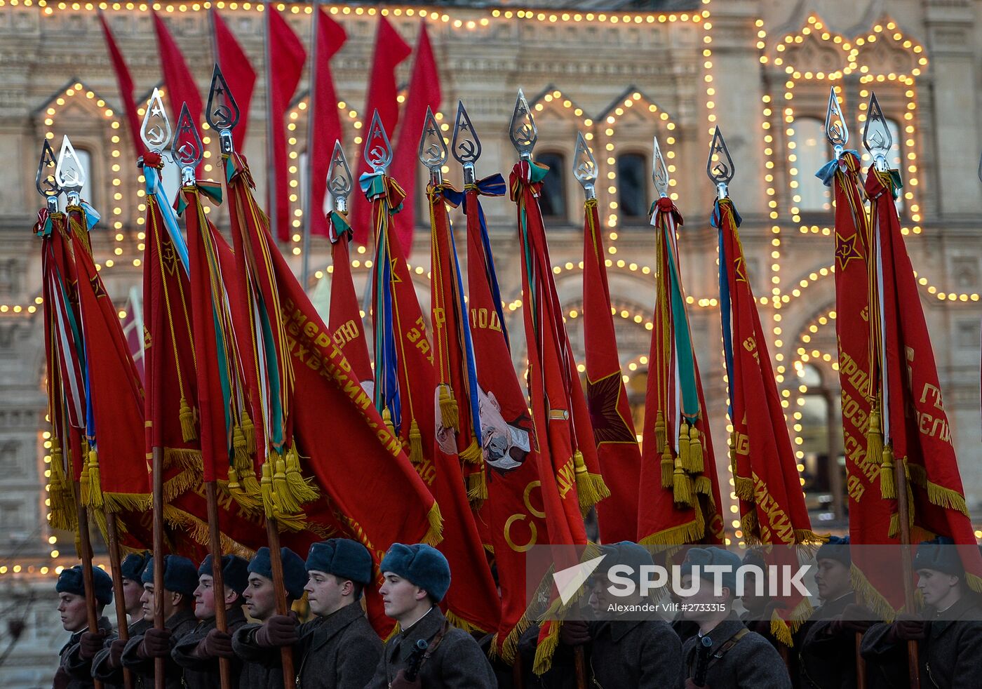 Rehearsal of march to mark legendary 1941 military parade