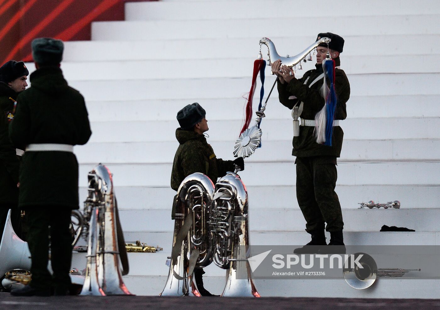 Rehearsal of march to mark legendary 1941 military parade