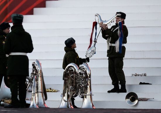 Rehearsal of march to mark legendary 1941 military parade