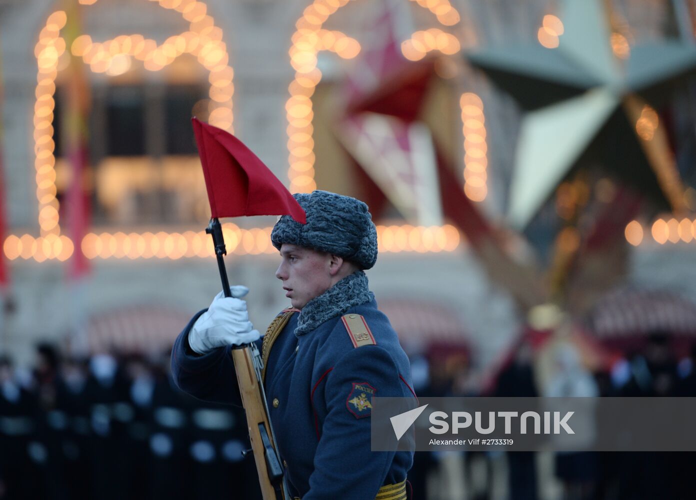 Rehearsal of march to mark legendary 1941 military parade