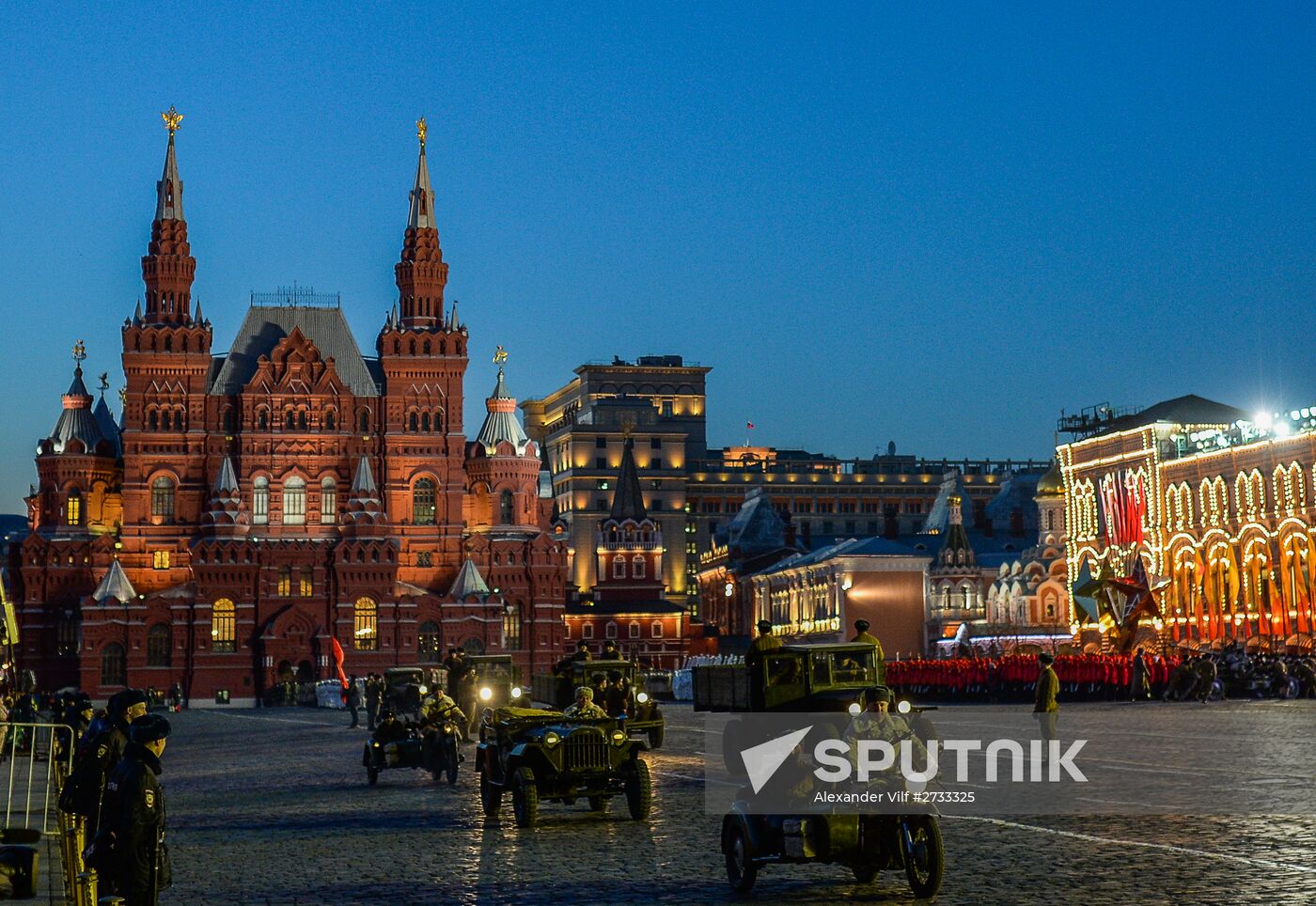 Rehearsal of march to mark legendary 1941 military parade