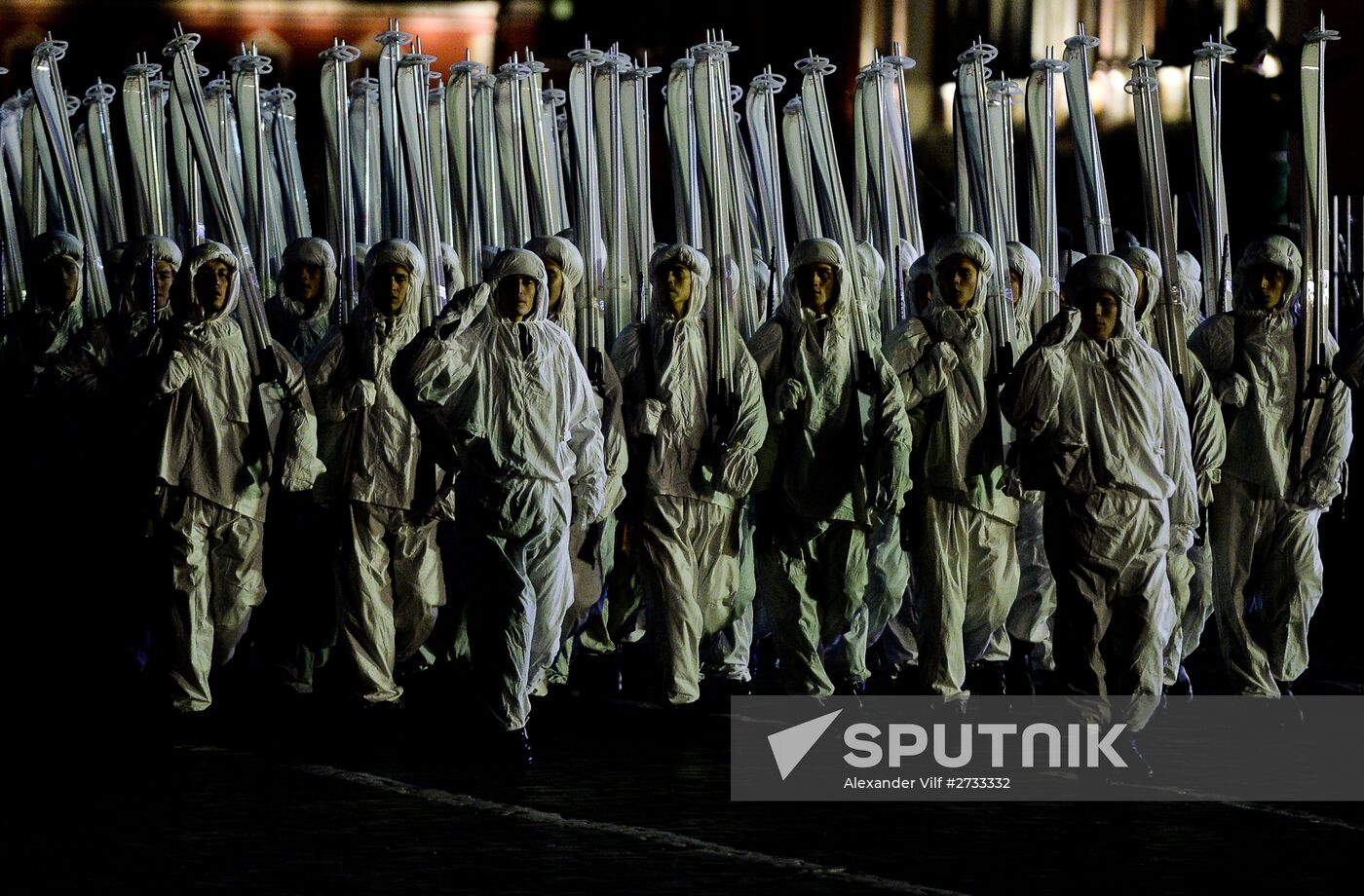 Rehearsal of march to mark legendary 1941 military parade