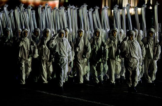 Rehearsal of march to mark legendary 1941 military parade