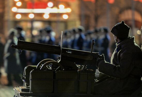 Rehearsal of march to mark legendary 1941 military parade
