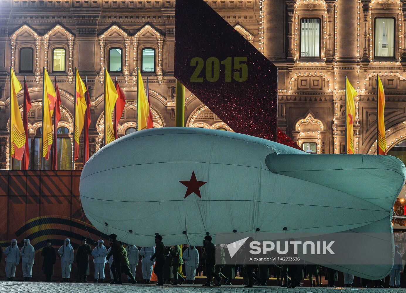 Rehearsal of march to mark legendary 1941 military parade