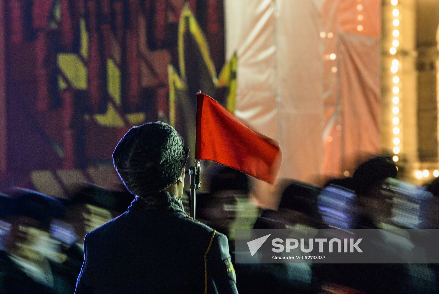 Rehearsal of march to mark legendary 1941 military parade