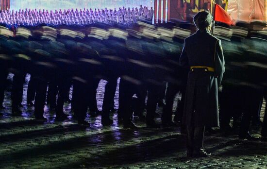 Rehearsal of march to mark legendary 1941 military parade
