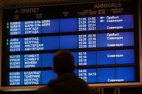 Russia suspends flights to Egypt