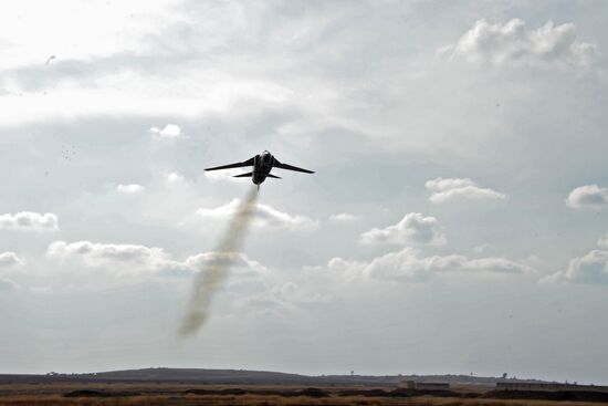 Hama military airbase in Syria