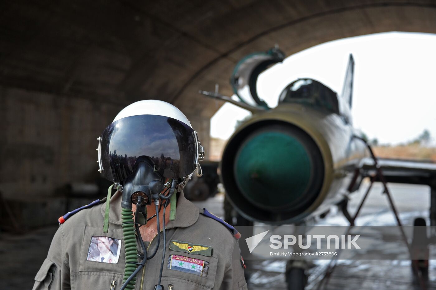 Hama military airbase in Syria