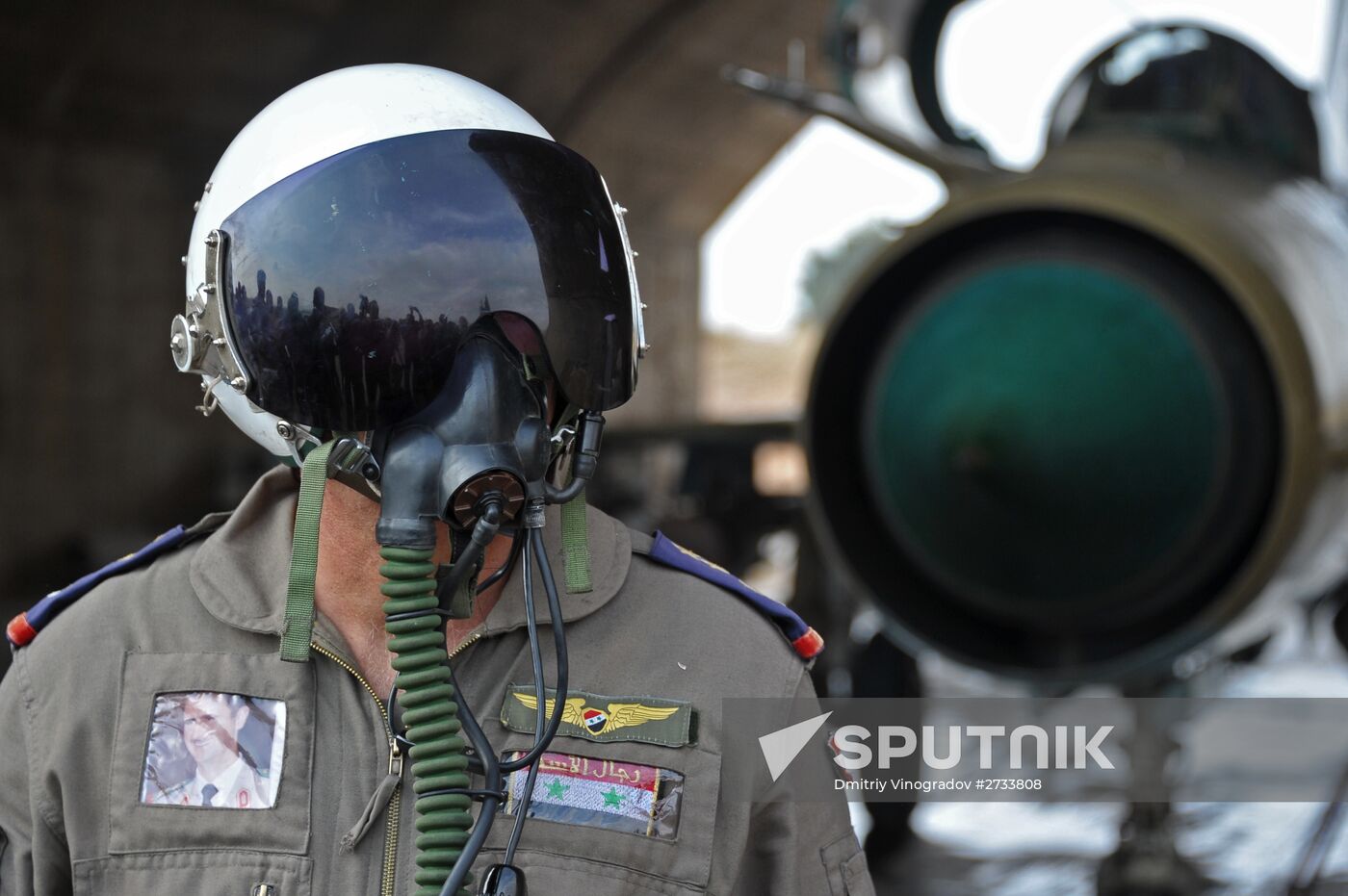 Hama military airbase in Syria