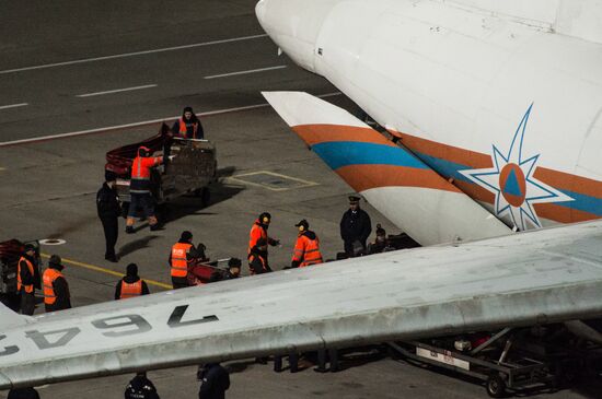 Moscow receives first flight bringing back Egypt-leaving Russian tourists' baggage