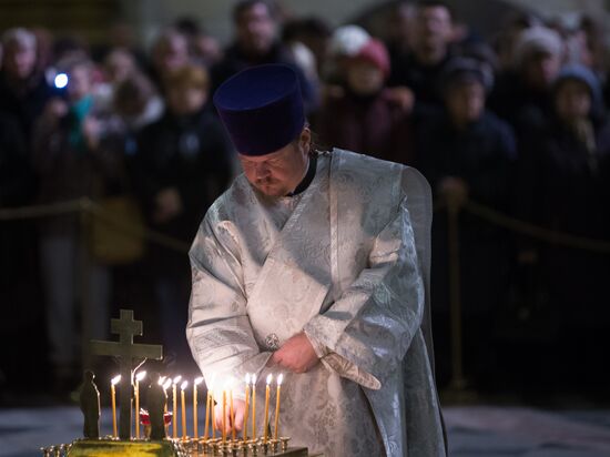Memorial service for A321 crash victims in St. Petersburg