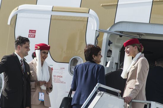 2015 Dubai Airshow. Day One