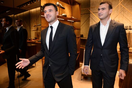 Lebanese fashion designer Tony Ward attends opening of his first boutique in Russia