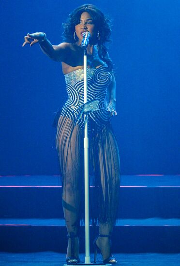 Toni Braxton gives concert in Moscow