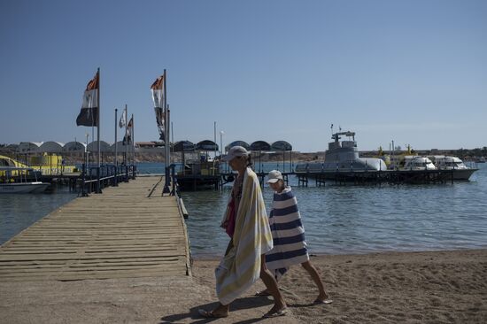 Tourists outflow from Egypt