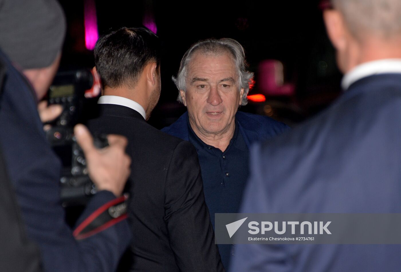 Robert De Niro visits Moscow, opens Nobu restaurant
