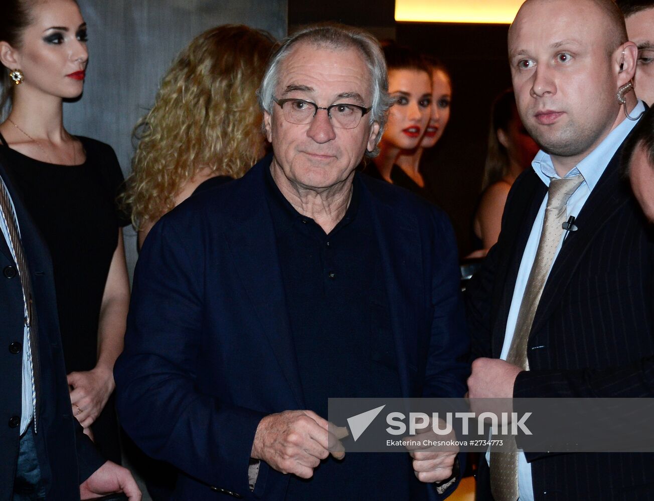 Robert De Niro visits Moscow, opens Nobu restaurant