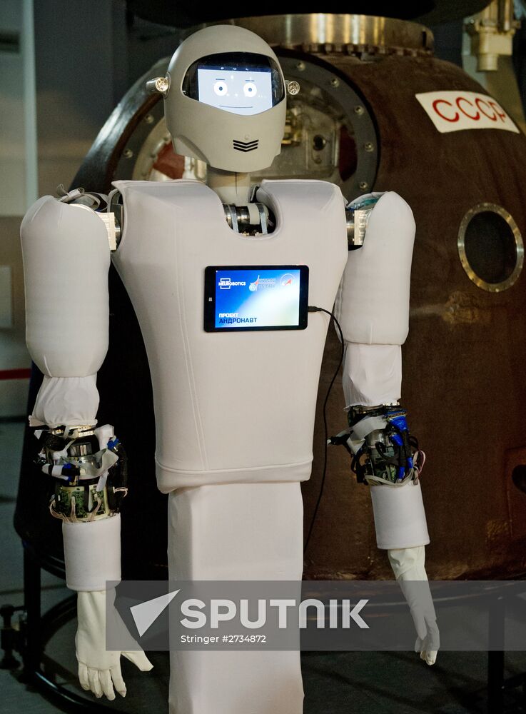 Cosmonaut Training Center displays new humanoid robotic system Andronaut