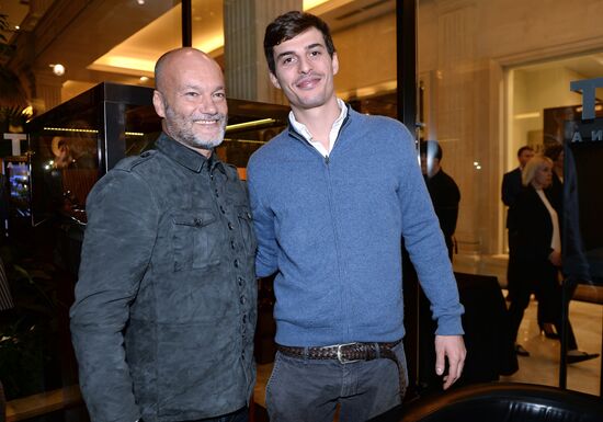 Guests at opening of Nobu restaurant and several boutiques at Crocus City Mall