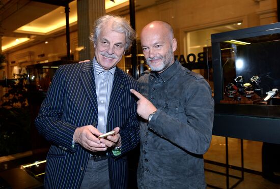 Guests at opening of Nobu restaurants and several boutiques in Crocus City Mall