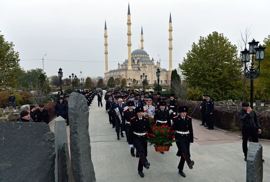 Internal Affairs Servicemen Day in Chechnya