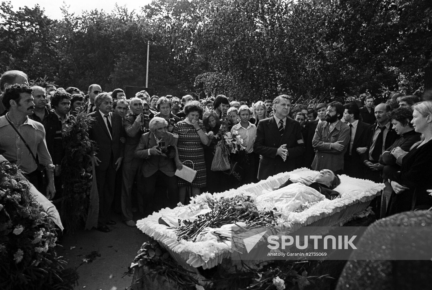 Funeral of Vladimir Vysotsky