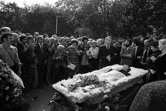 Funeral of Vladimir Vysotsky