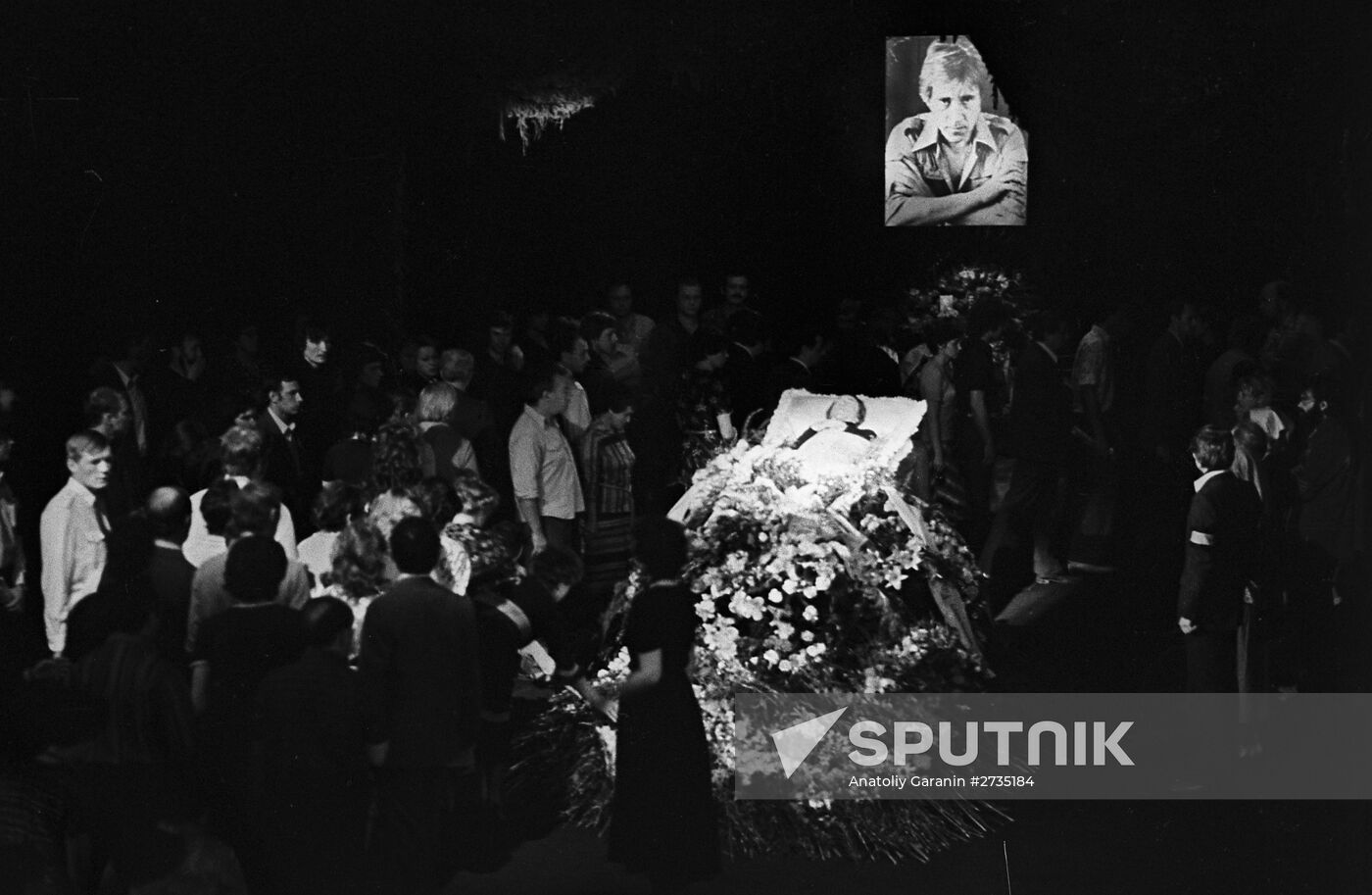 Funeral of Vladimir Vysotsky