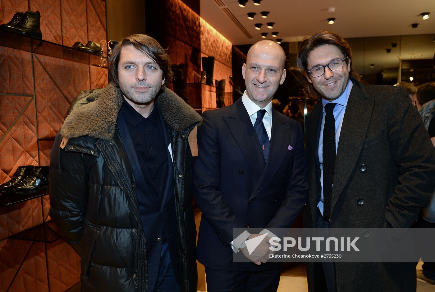 Guests at opening of Nobu restaurants and several boutiques in Crocus City Mall