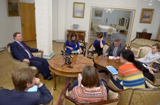 Working visit ofRussian Presidential Executive Office Chief of Staff Sergei Ivanov to Finland