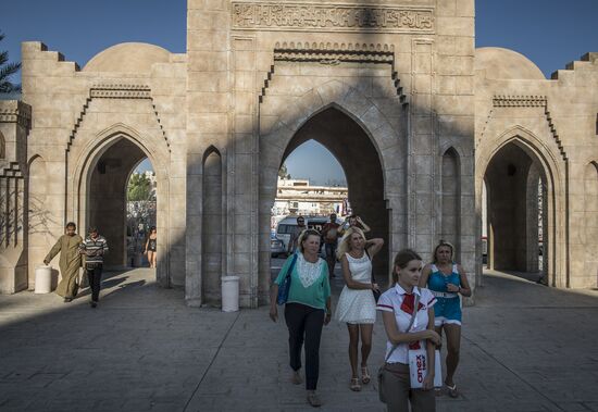 Russian tourists in Sharm el-Sheikh